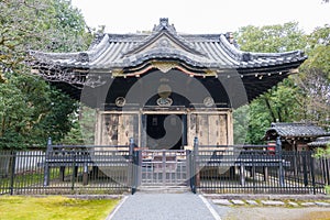 Tosho-gu shrine at Konchi-in Temple in Kyoto, Japan. The shrine originally built in 1628 and