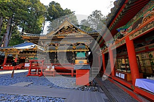 Toshogu Shrine ( 17th-century shrine honoring the first shogun and featuring colorful buildings)