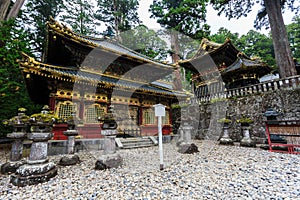 Toshogu Shrine temple in Nikko, Japan