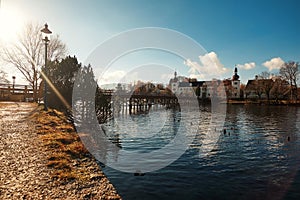 Toskana Park with lake photo