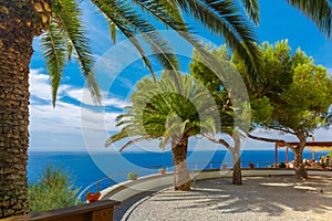 Tossa de Mar on the Costa Brava, Catalonia, Spain photo