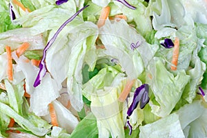 Tossed salad background