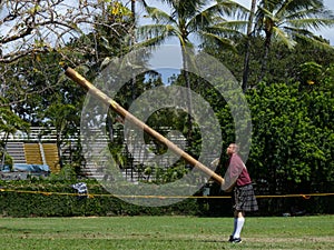Tossing Caber