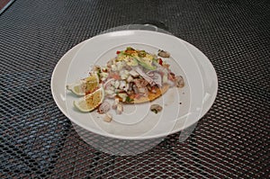 Tostada de Ceviche photo