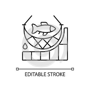 Total allowable catch linear icon