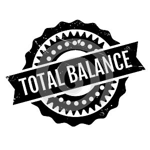 Total Balance rubber stamp