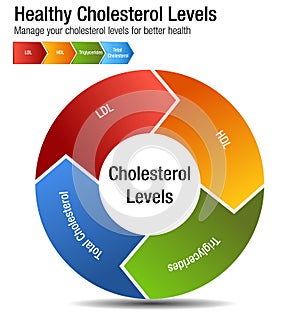 Total Blood Cholesterol HDL LDL Triglycerides Chart