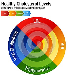 Total Blood Cholesterol HDL LDL Triglycerides Chart