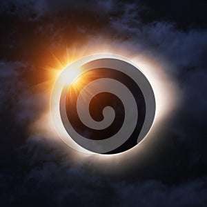 Total eclipse photo