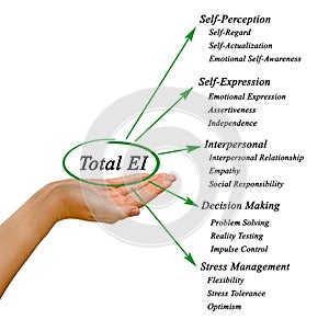 Total emotional intelligence