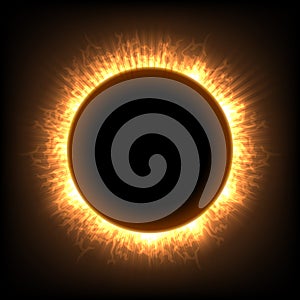 Total full moon solar eclipse