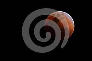 A total lunar eclipse