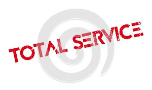 Total Service rubber stamp photo