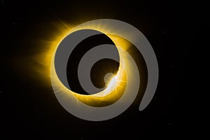 Solar eclipse photo