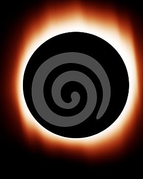 Total solar eclipse photo
