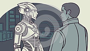 Total solar eclipse, astronomical phenomenon vector design Generative AI