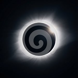 Total Solar Eclipse with Diamond Ring Effect