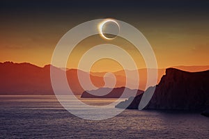 Total solar eclipse photo