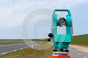 Total station or theodolite