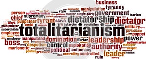 Totalitarianism word cloud