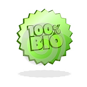 Totally bio product badge