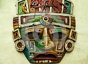 Totem mask, mask icon.