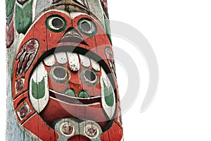 Totem Pole in British Columbia, Canada