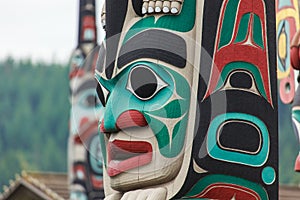 Totem pole at North America