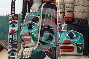 Totem pole at North America