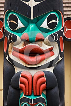 Totem pole at North America