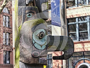 Totem Pole in Pioneer Square