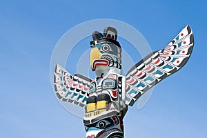 Totem Pole Vancouver photo