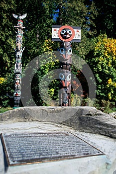 Totem pole- Vancouver, Canada