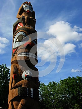 Totem Pole w/ Clipping Path