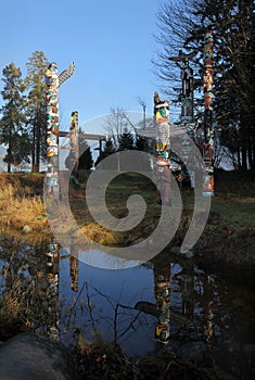 Totem Reflections, Vancouver