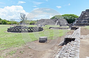 The Totonac ruins of Cempoala, Veracruz, Mexico, once visited by Hernan Cortes