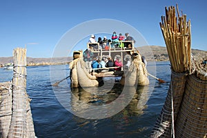 Totora boat, Peru