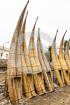 Totora horses (caballito de totora)