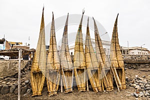 Totora horses (caballito de totora)