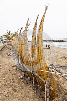 Totora horses (caballito de totora)