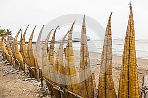 Totora horses (caballito de totora)