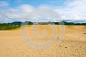 Tottori Sand Dunes in Tottori, Japan
