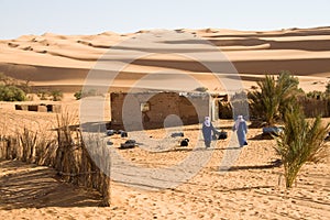 Touareg in the Sahara