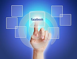 Touch Facebook button