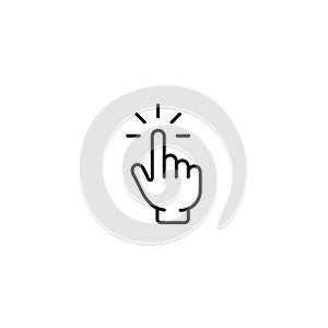 touch hand icon