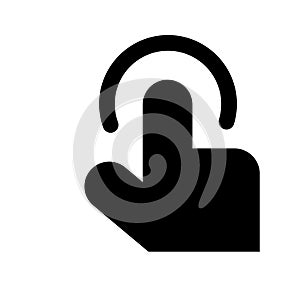 Touch icon. Web click symbol