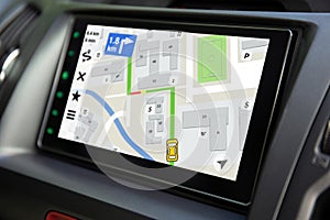 Touch multimedia system with application navigation on the scree