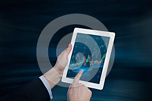 Touch pad with chart