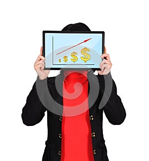 Touch pad with chart