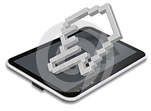 Touch pad and cursor